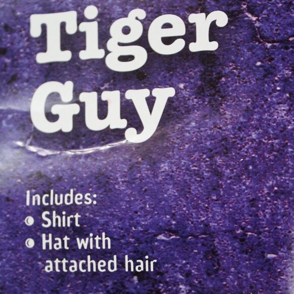 Tiger Guy Halloween Costume By Fun World Men's L(36-38) - Picture 3 of 16